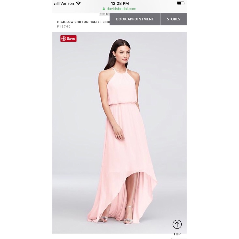 High Low Bridesmaids Dress